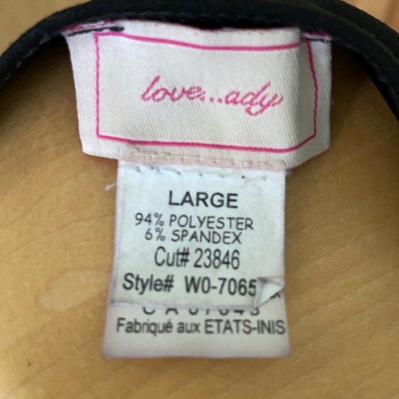 🇺🇸 Love...ady Little Black Dress, Size L - Picture 11 of 14